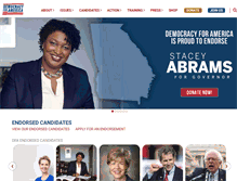 Tablet Screenshot of democracyforamerica.com